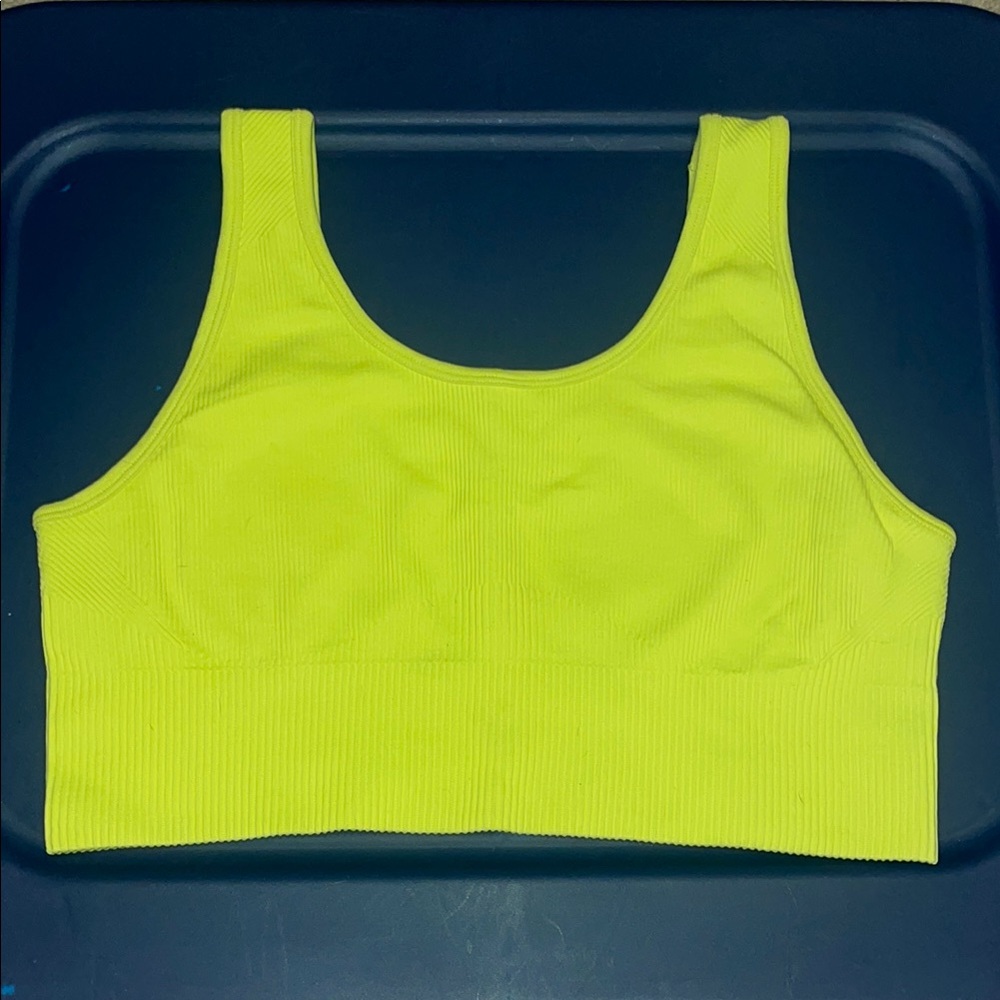 JoyLab Neon Yellow Sports Bra